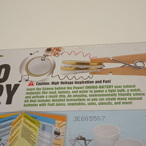 New Green Science Enviro Battery Kit Factory Sealed Home School Projects - Picture 4 of 13